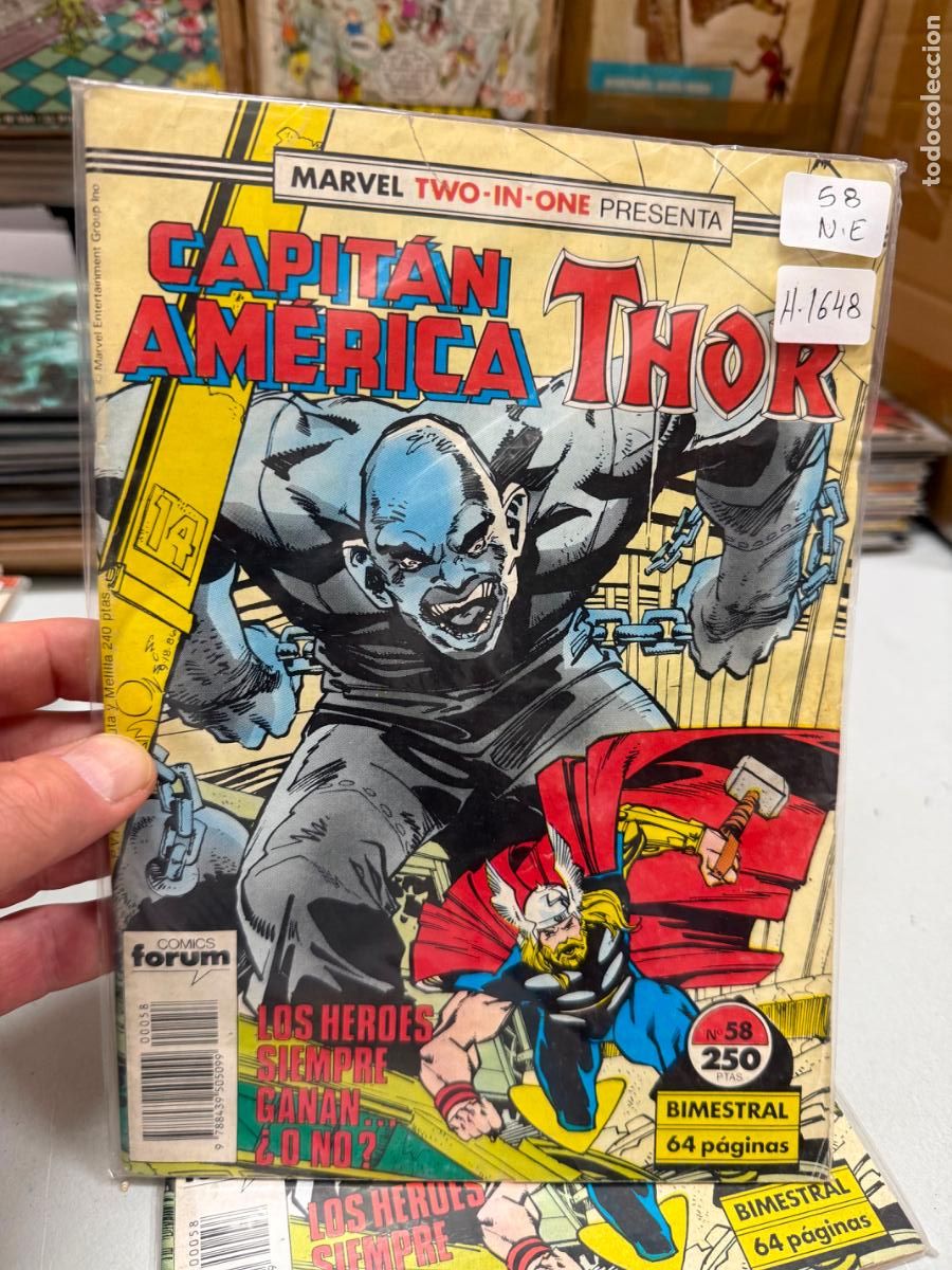 Comics: CAPITAN AMERICA THOR EDITORIAL FORUM NUMERO 58