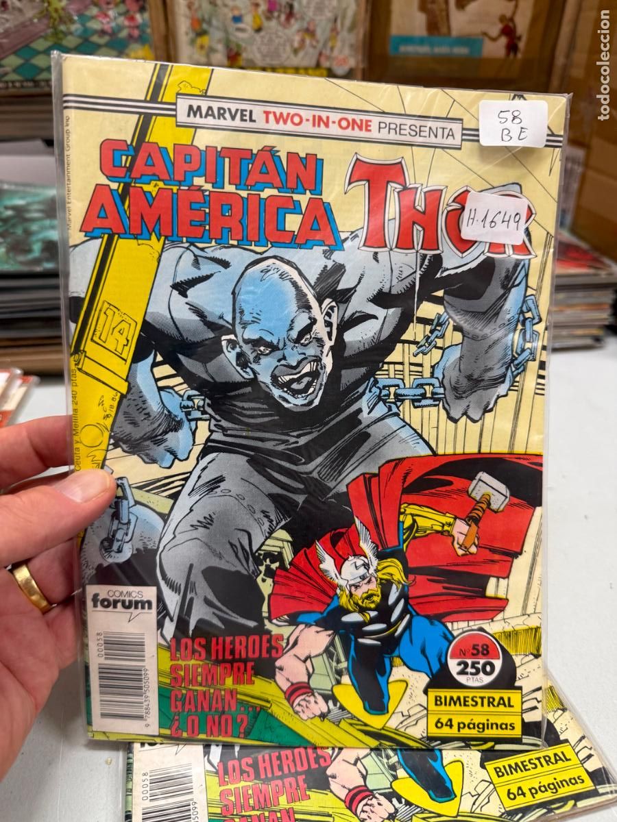 Comics: CAPITAN AMERICA THOR EDITORIAL FORUM NUMERO 58