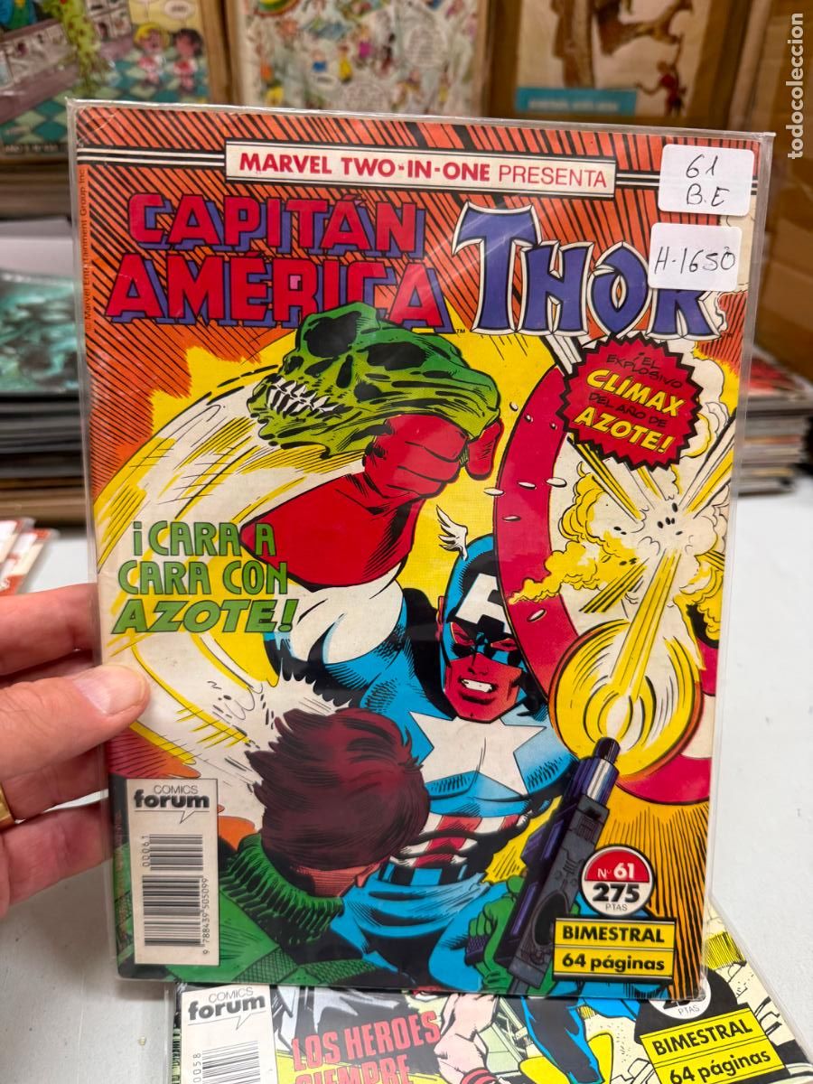 C&oacute;mics: CAPITAN AMERICA THOR EDITORIAL FORUM NUMERO 61 - Foto 1