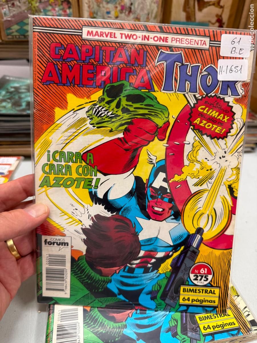 C&oacute;mics: CAPITAN AMERICA THOR EDITORIAL FORUM NUMERO 61