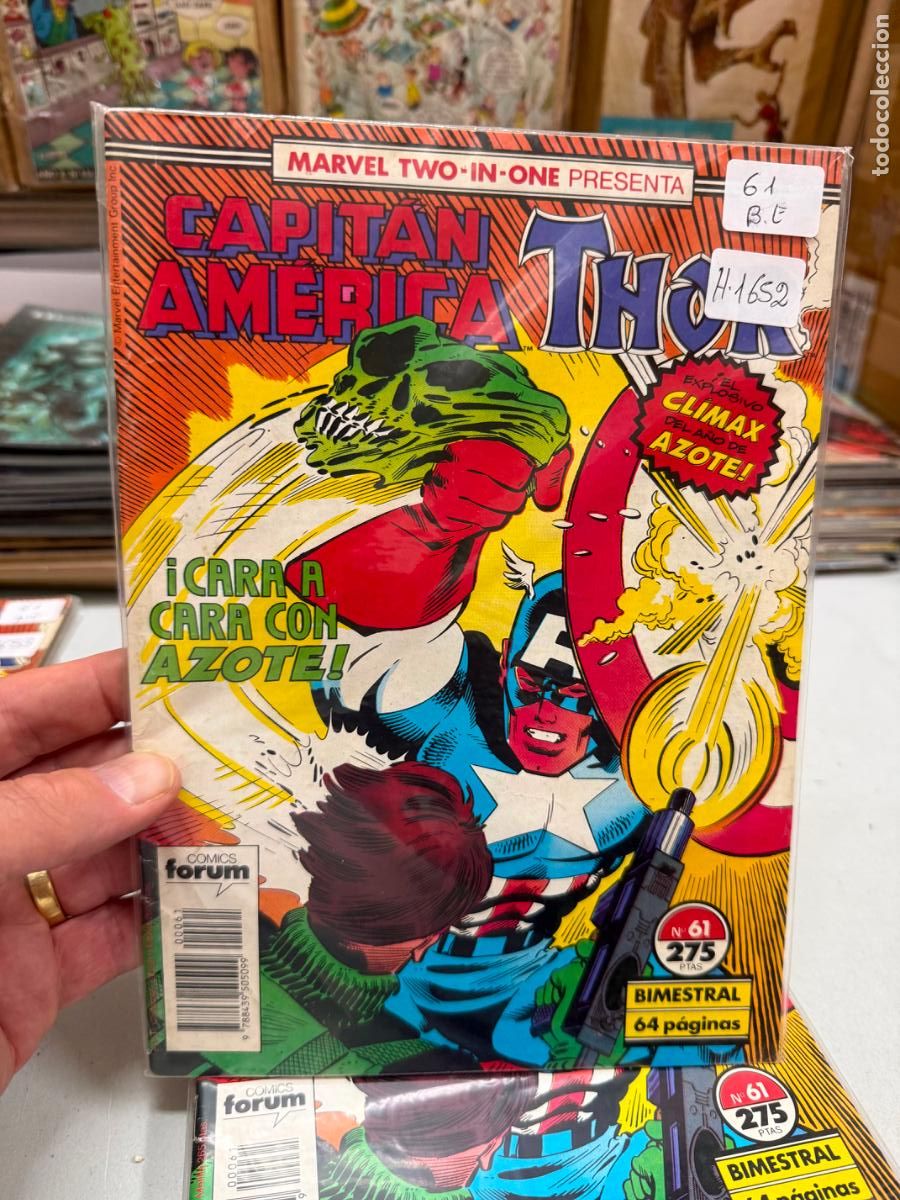 C&oacute;mics: CAPITAN AMERICA THOR EDITORIAL FORUM NUMERO 61 - Foto 1