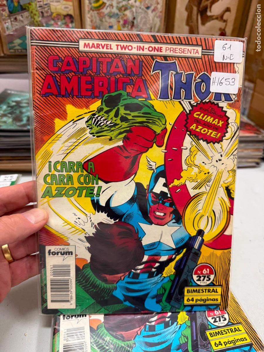 C&oacute;mics: CAPITAN AMERICA THOR EDITORIAL FORUM NUMERO 61