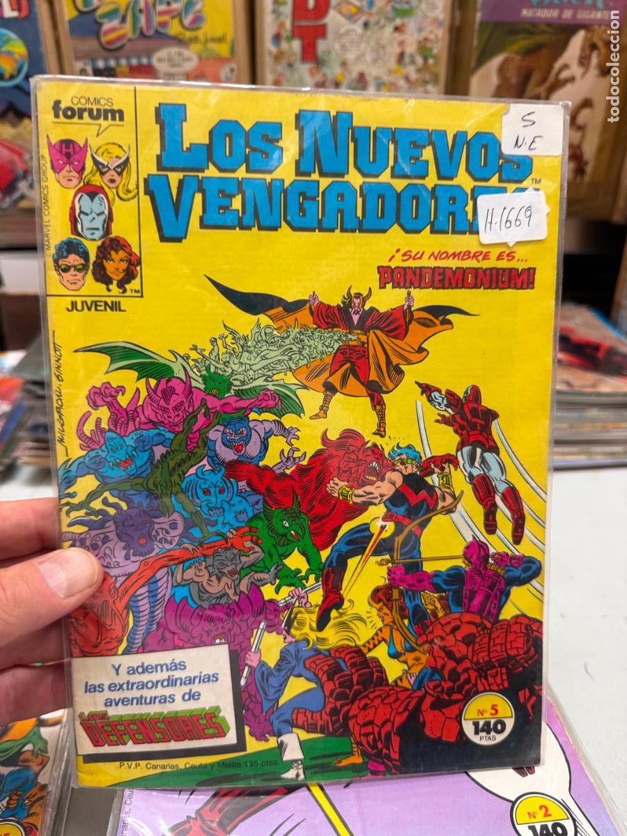 Fumetti: LOS NUEVOS VENGADORES EDITORIAL FORUM NUMERO 5
