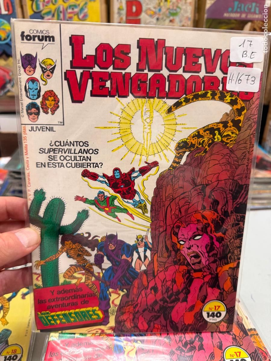 Comics: LOS NUEVOS VENGADORES EDITORIAL FORUM NUMERO 17