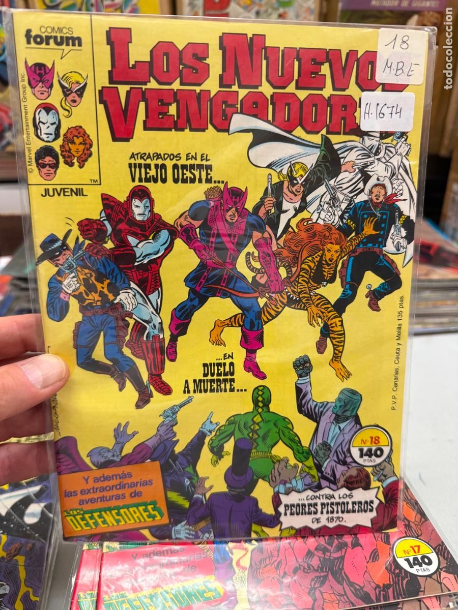 Comics: LOS NUEVOS VENGADORES EDITORIAL FORUM NUMERO 18