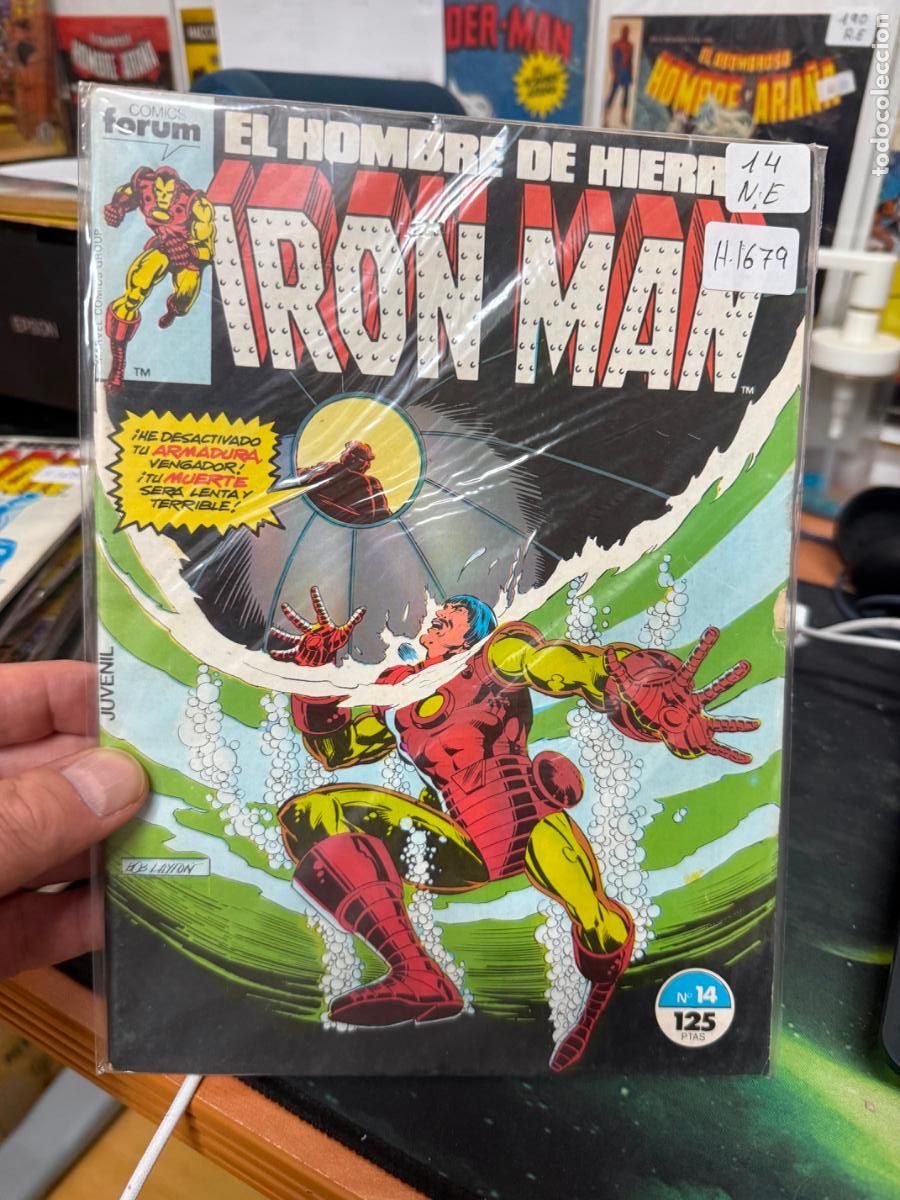 Comics: HOMBRE DE HIERRO IRON MAN EDITORIAL FORUM NUMERO 14