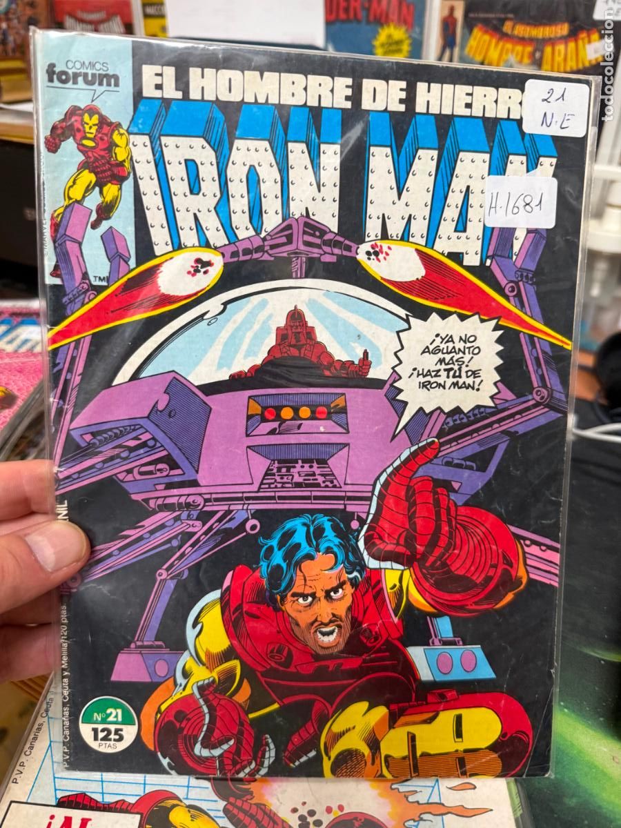 Comics: HOMBRE DE HIERRO IRON MAN EDITORIAL FORUM NUMERO 21