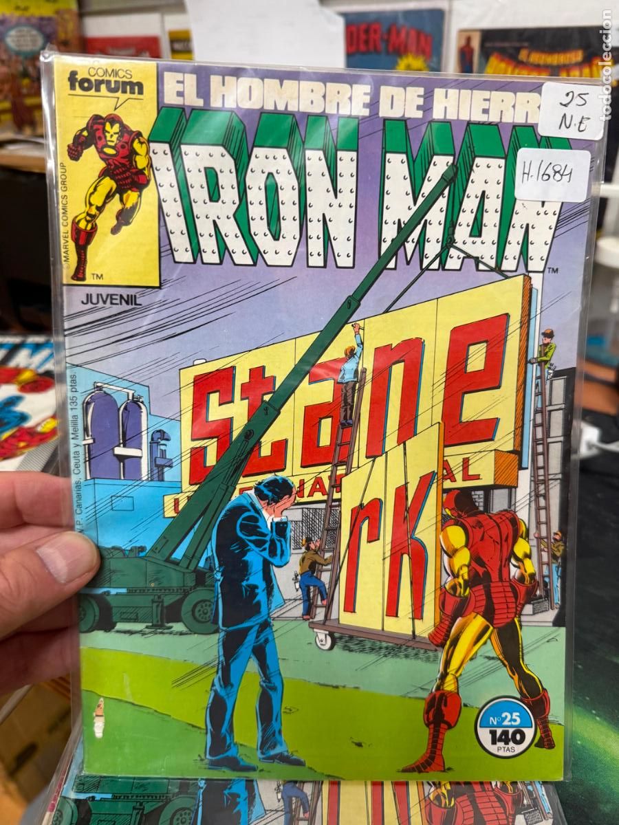 Comics: HOMBRE DE HIERRO IRON MAN EDITORIAL FORUM NUMERO 25