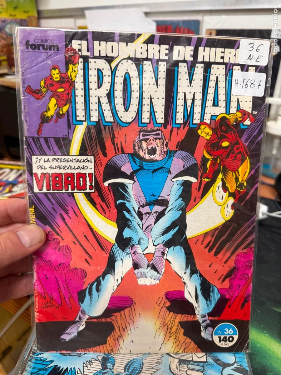 C&oacute;mics: HOMBRE DE HIERRO IRON MAN EDITORIAL FORUM NUMERO 36