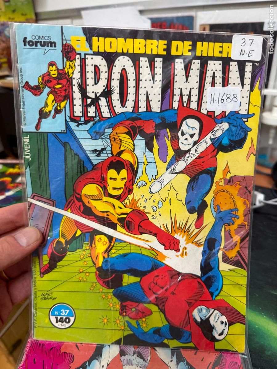 C&oacute;mics: HOMBRE DE HIERRO IRON MAN EDITORIAL FORUM NUMERO 37