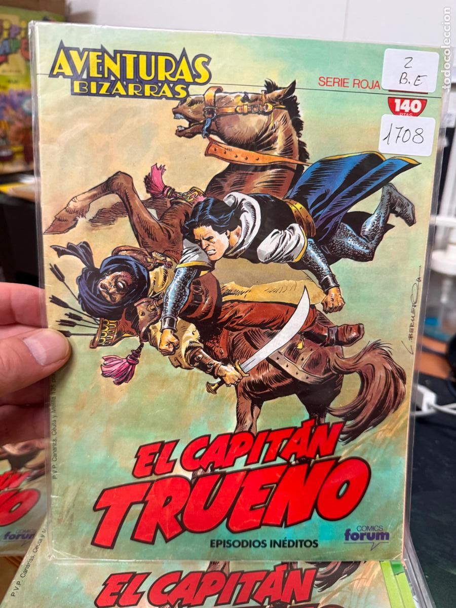 C&oacute;mics: AVENTURAS BIZARRAS CAPITAN TRUENO EDITORIAL FORUM NUMERO 2