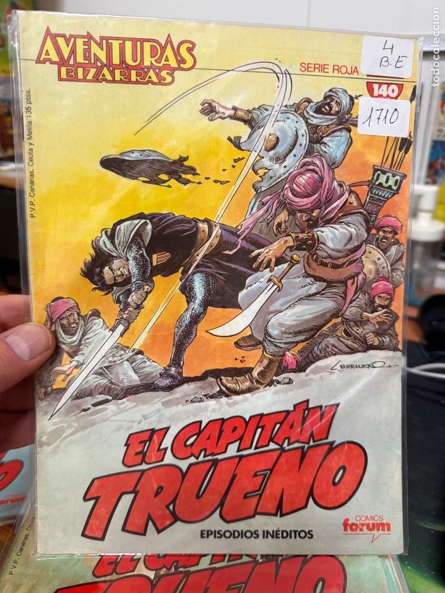 C&oacute;mics: AVENTURAS BIZARRAS CAPITAN TRUENO EDITORIAL FORUM NUMERO 4