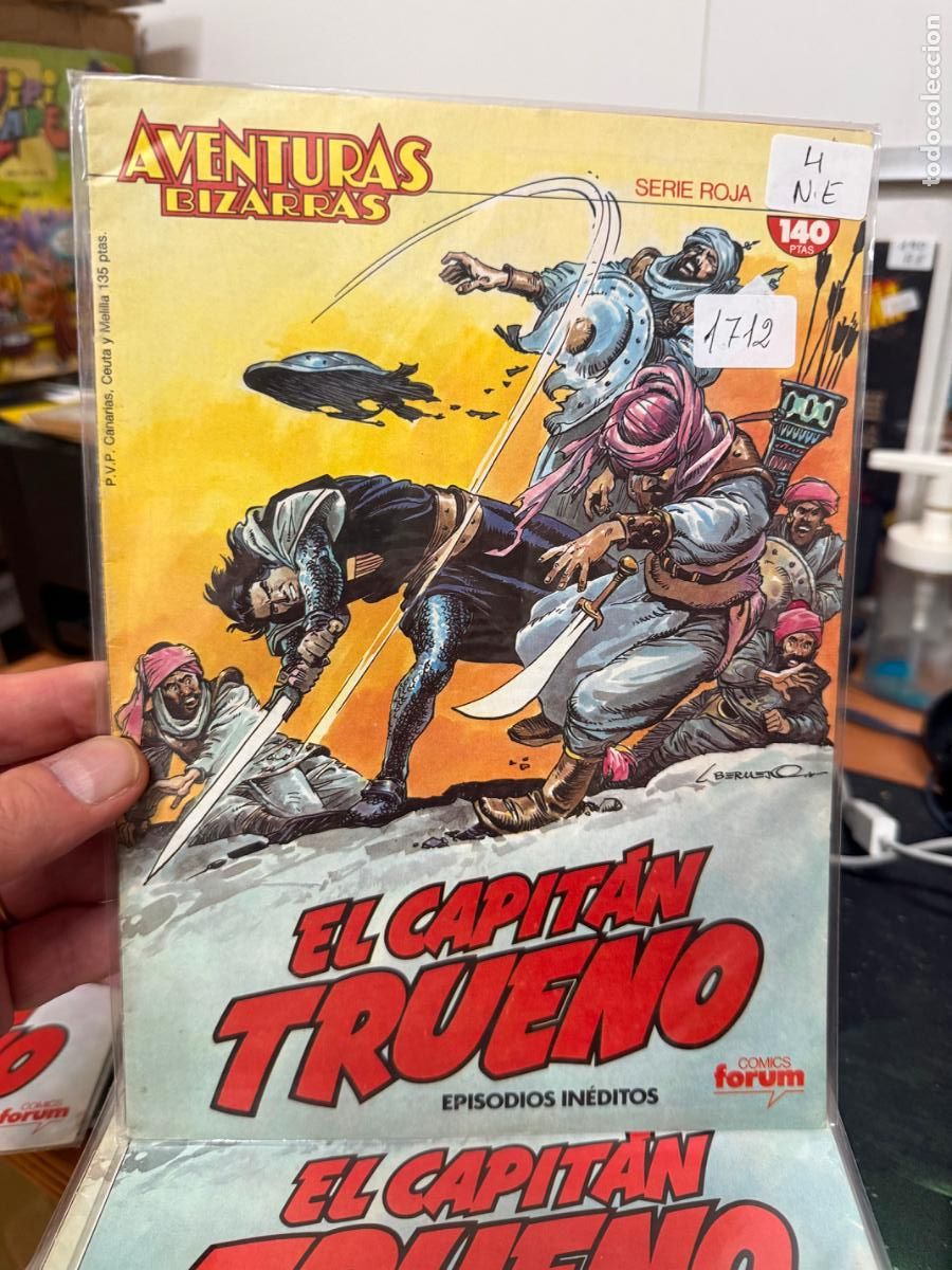 C&oacute;mics: AVENTURAS BIZARRAS CAPITAN TRUENO EDITORIAL FORUM NUMERO 4