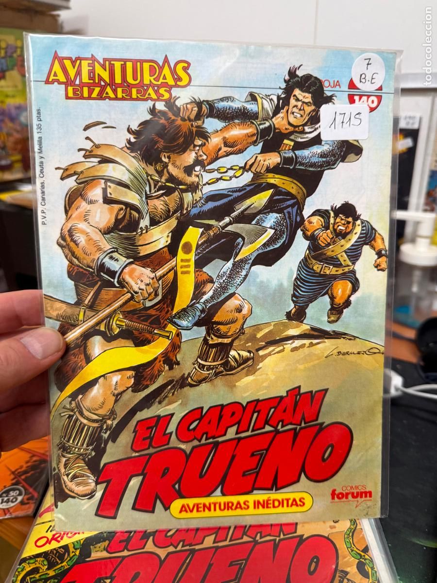 C&oacute;mics: AVENTURAS BIZARRAS CAPITAN TRUENO EDITORIAL FORUM NUMERO 7