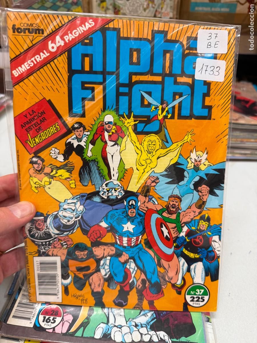 Comics: ALPHA FLIGHT EDITORIAL FORUM NUMERO 37