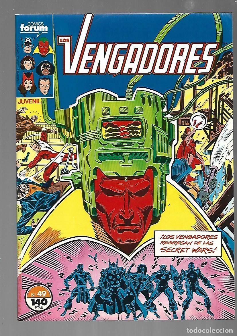 C&oacute;mics: Los Vengadores, 49, 1987, Forum, muy buen estado
