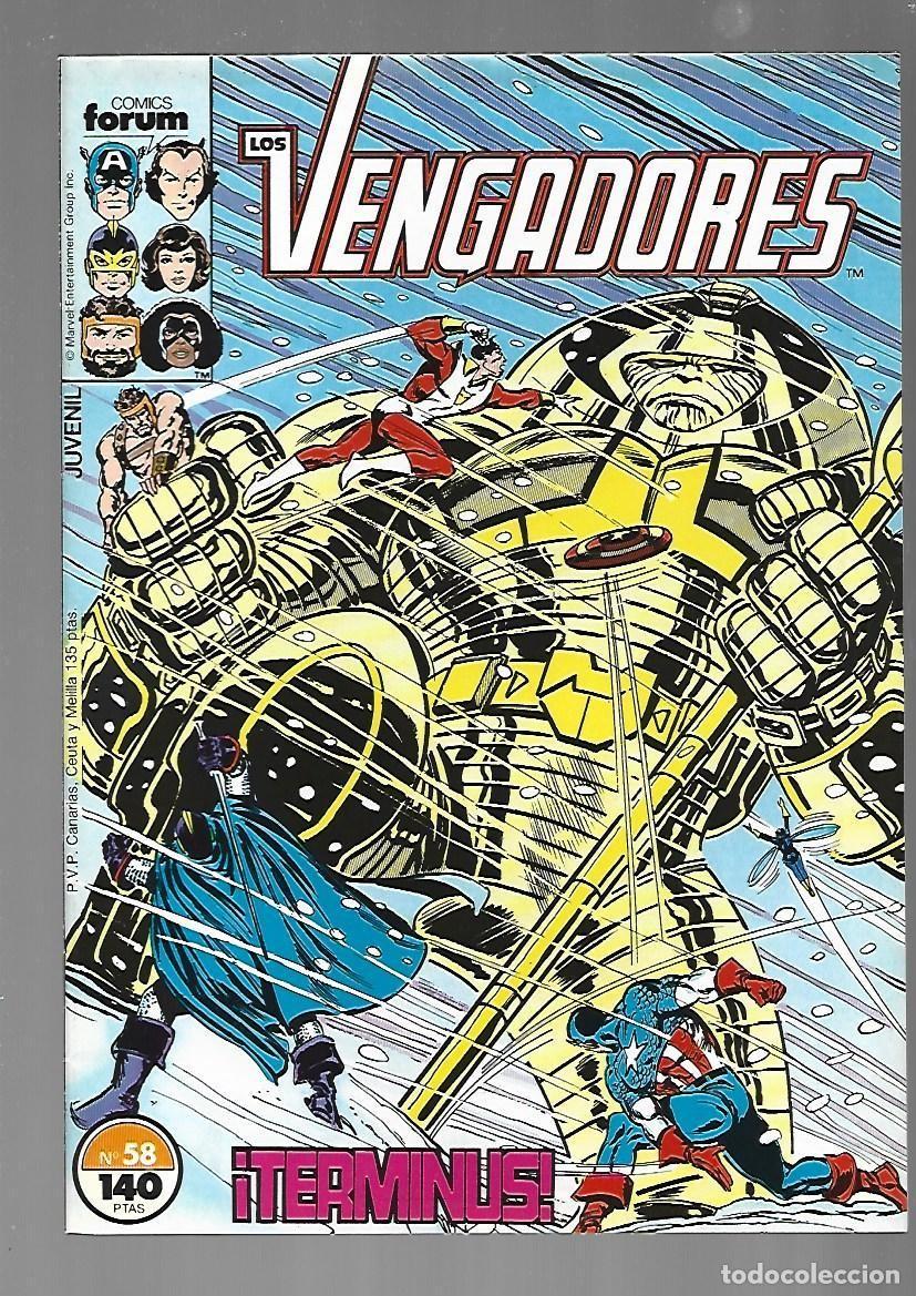 C&oacute;mics: Los Vengadores, 58, 1987, Forum, muy buen estado