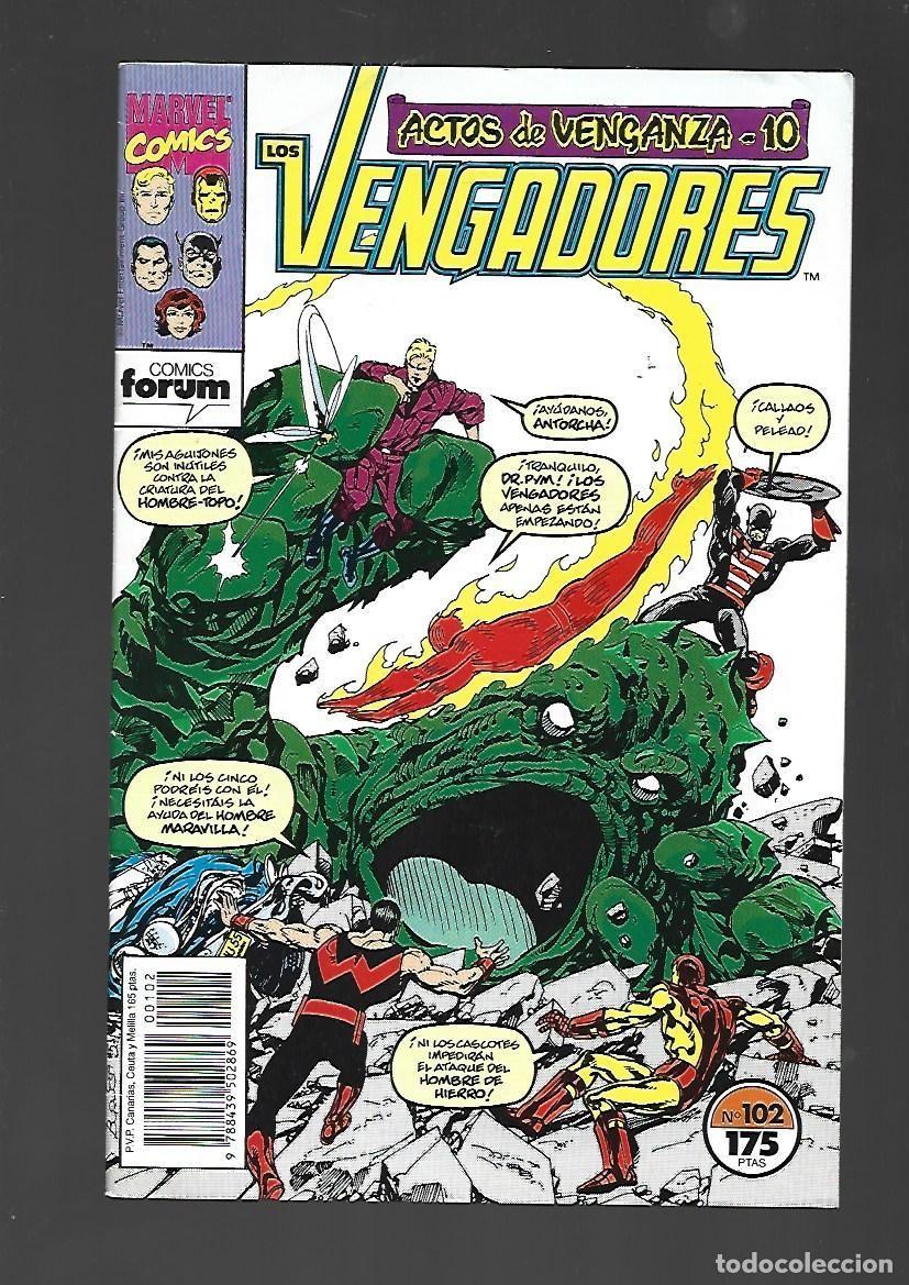 C&oacute;mics: Los Vengadores, 102, 1991, Forum, muy buen estado