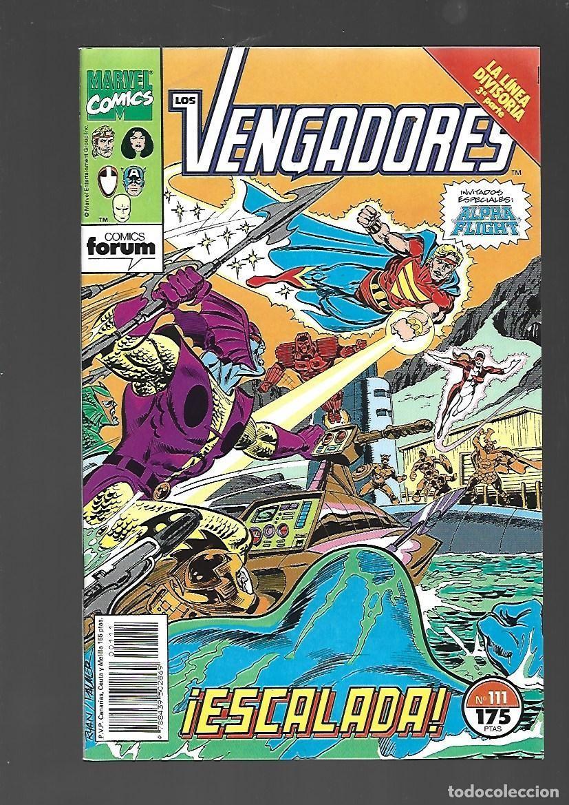 C&oacute;mics: Los Vengadores, 111, 1992, Forum, muy buen estado