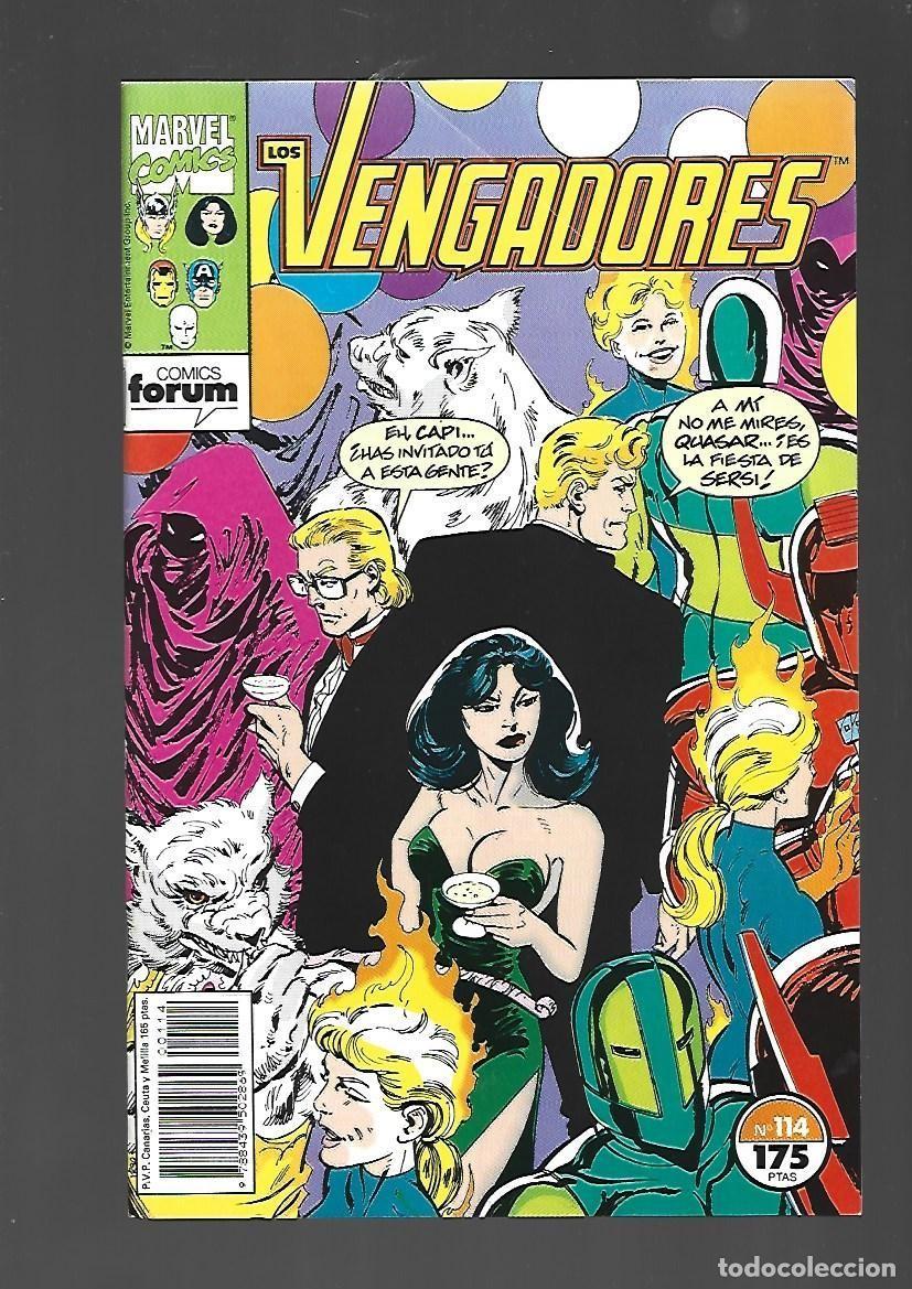C&oacute;mics: Los Vengadores, 114, 1992, Forum, muy buen estado