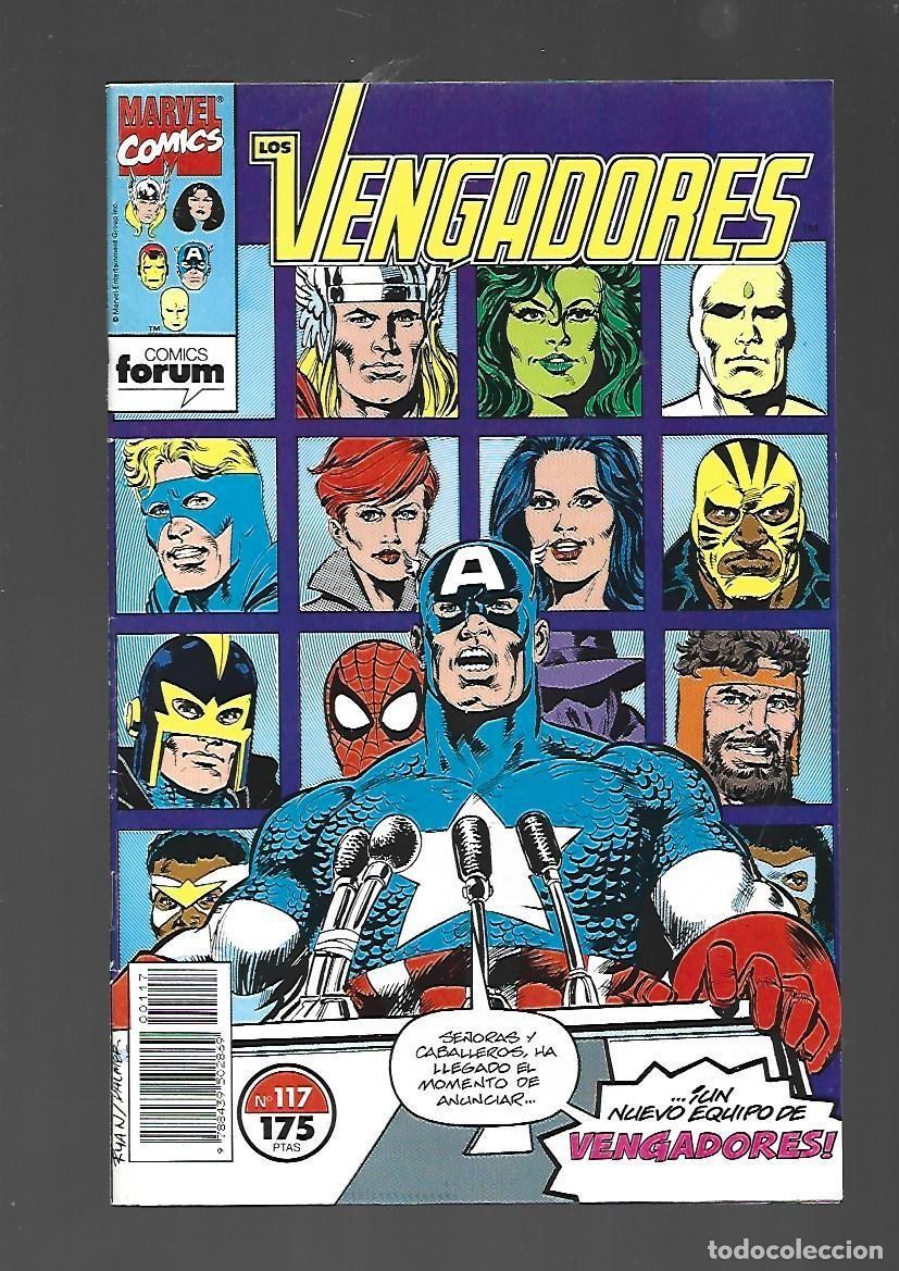C&oacute;mics: Los Vengadores, 117, 1992, Forum, muy buen estado