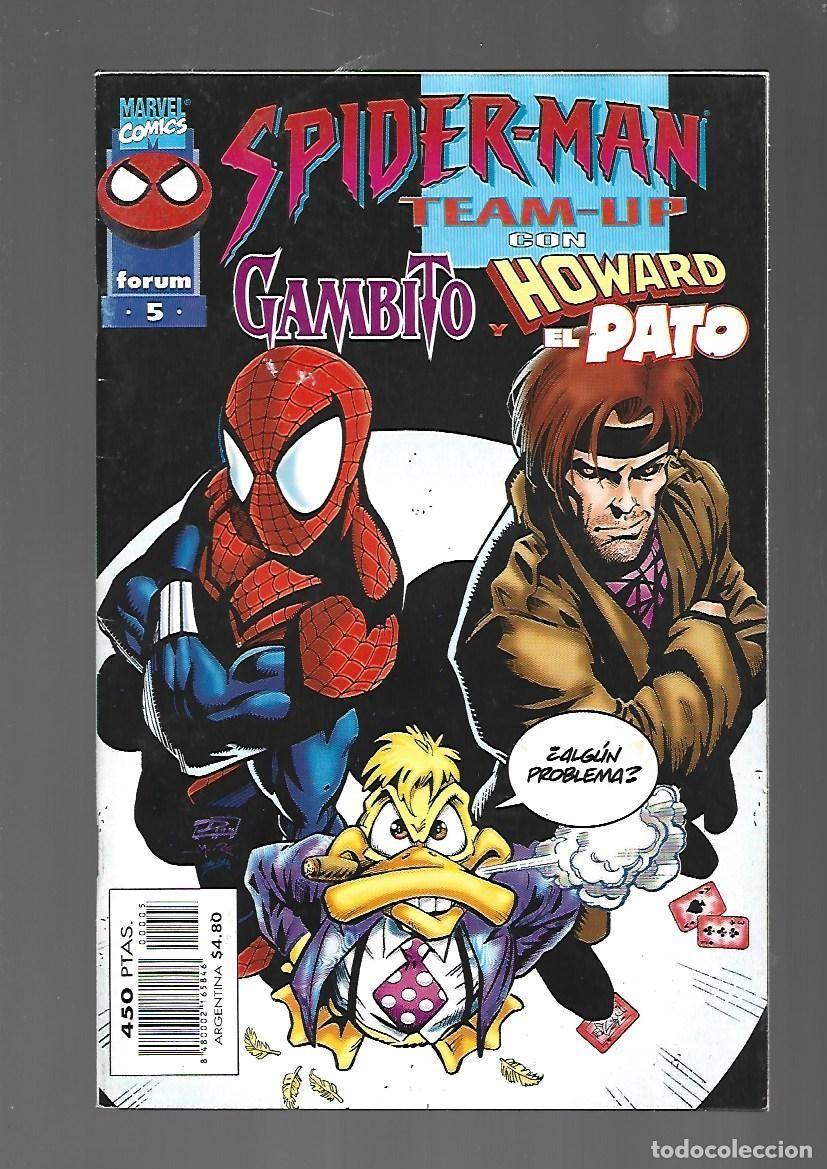 C&oacute;mics: Spider-Man team-Up 5, con Gambito y Howard el pato, 1997, Forum, muy buen estado