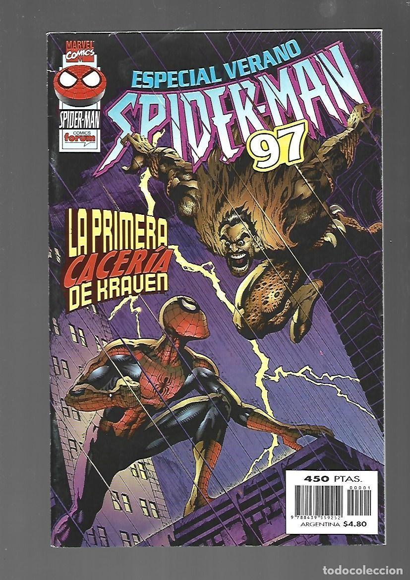 C&oacute;mics: Spider-Man, especial verano 97: la primera cacer&iacute;a de Kraven, Forum, muy buen estado