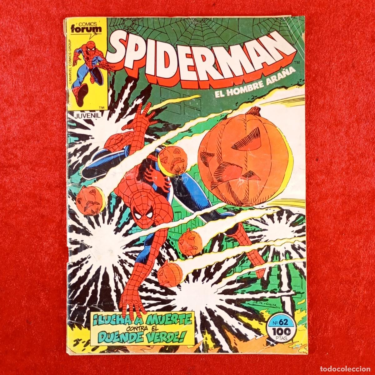 Comics: SPIDERMAN, EL HOMBRE ARA&Ntilde;A - LUCHA A MUERTE CONTRA EL DUENDE VERDE - N&ordm; 62 - FORUM / 1775