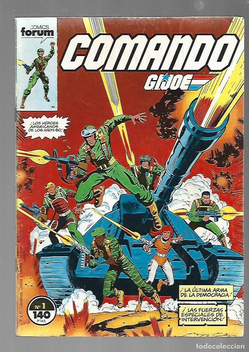 C&oacute;mics: Comando G.I.Joe, 1, 1987, Forum, muy buen estado. Con poster