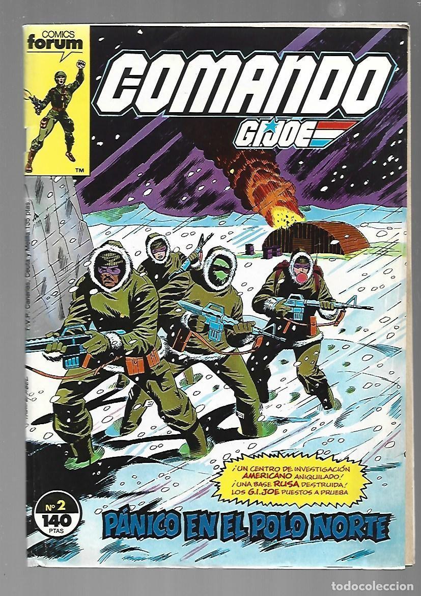 C&oacute;mics: Comando G.I.Joe 2: p&aacute;nico en el Polo Norte, 1987, Forum, buen estado