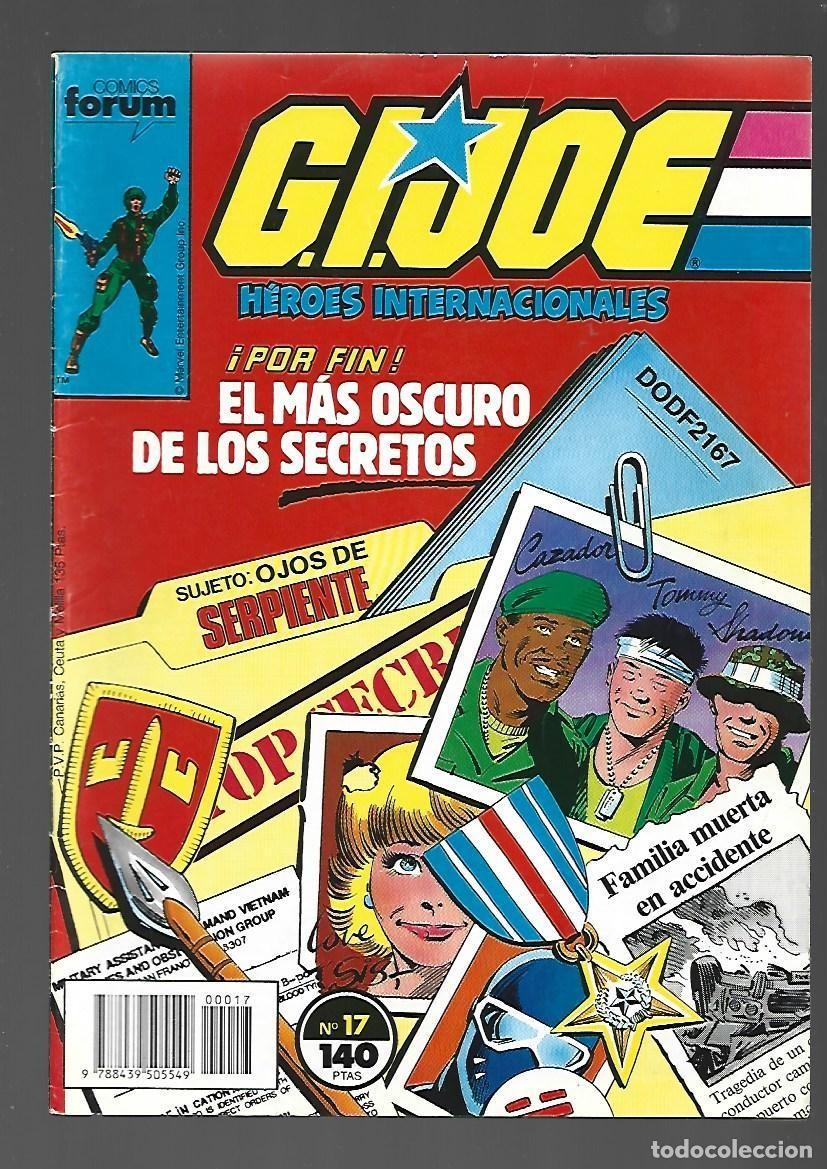 C&oacute;mics: G.I.Joe, 17: el m&aacute;s oscuro de los secretos, 1988, Forum, muy buen estado.