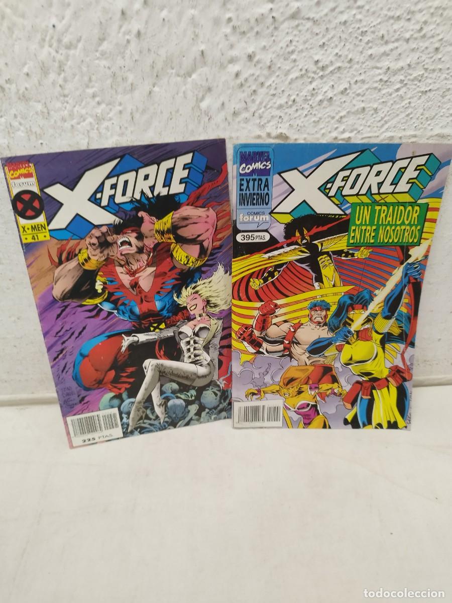Comics: 2 comics X-Force, extra invierno y N&ordm; 41. Marvel, Forum.