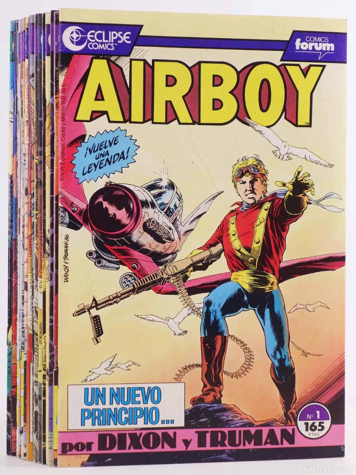 C&oacute;mics: AIRBOY 1 A 19. Faltan 15, 17 y 18. Forum, 1990