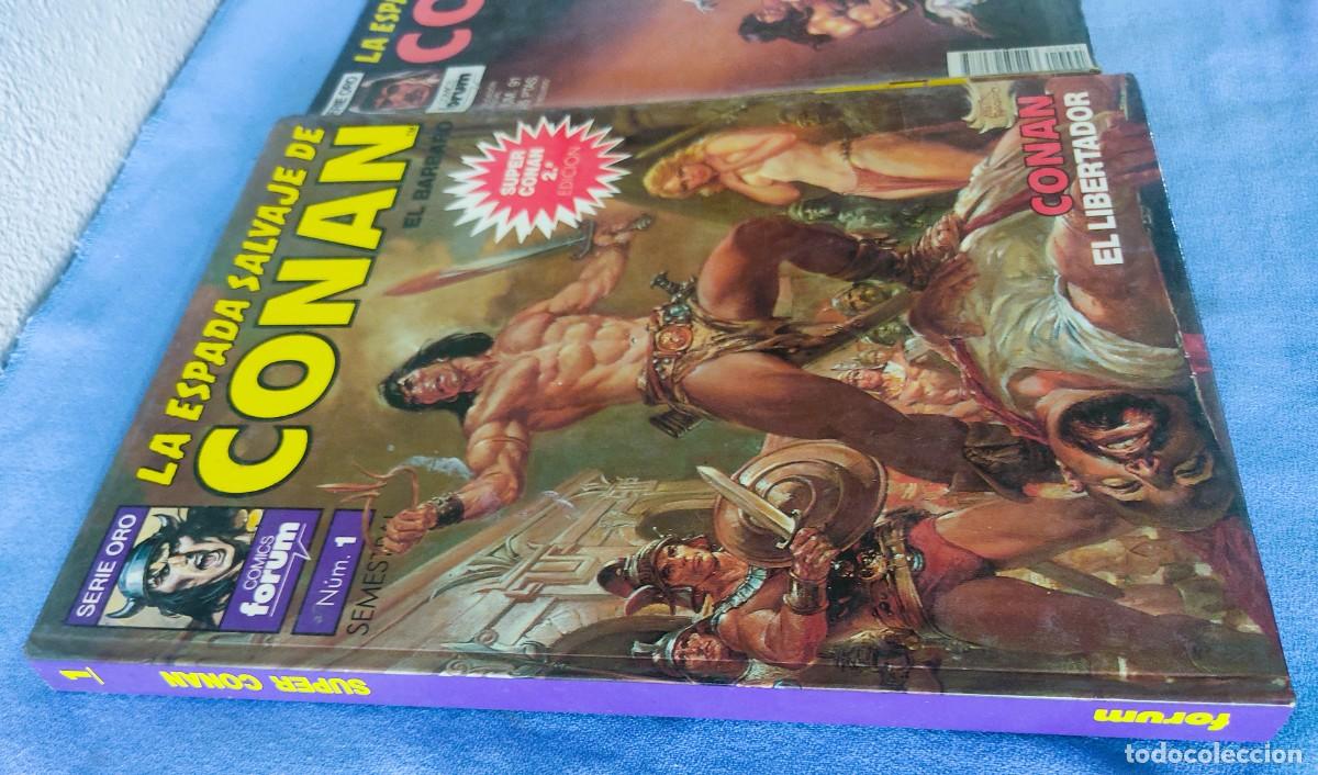C&oacute;mics: LOTE DE 5 COMICS LA ESPADA SALVAJE DE CONAN SERIE ORO COMICS FORUM - Foto 4