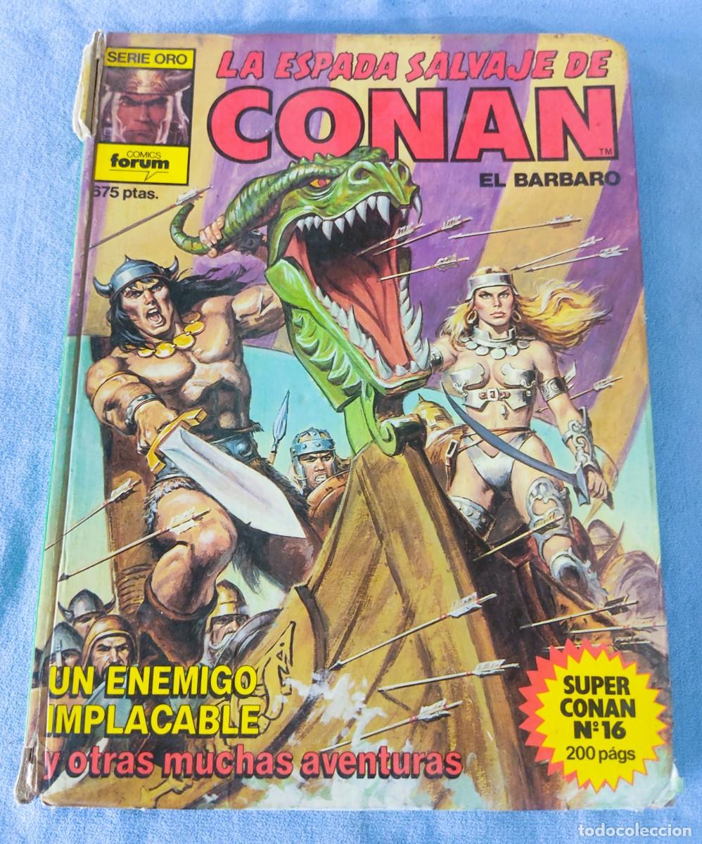 C&oacute;mics: LOTE DE 5 COMICS LA ESPADA SALVAJE DE CONAN SERIE ORO COMICS FORUM - Foto 5