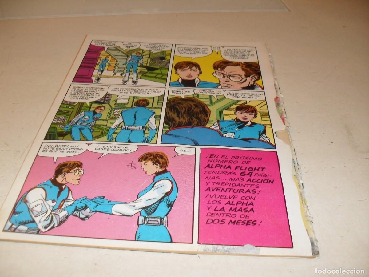 C&oacute;mics: ALPHA FLIGHT N&ordm; 34,CON HULK DE COMPLEMENTO.FORUM,1985 - Foto 2