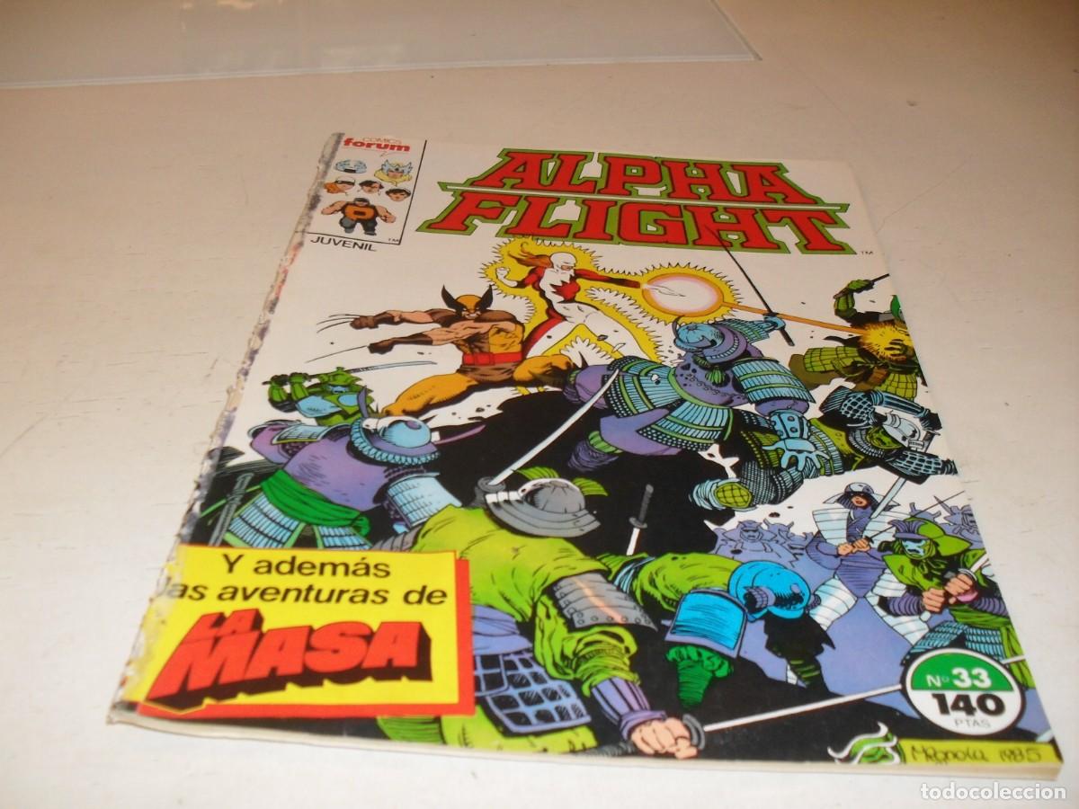 C&oacute;mics: ALPHA FLIGHT N&ordm; 33,CON HULK DE COMPLEMENTO.FORUM,1985 - Foto 1