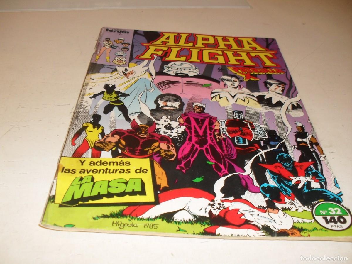 C&oacute;mics: ALPHA FLIGHT N&ordm; 32,CON HULK DE COMPLEMENTO.FORUM,1985 - Foto 1