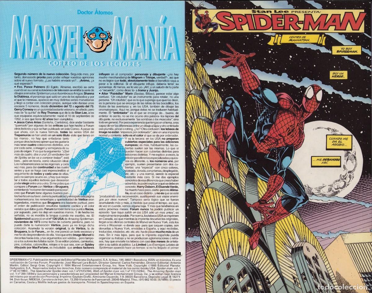 C&oacute;mics: Spiderman Vol. 2 n&ordm; 2 Comics Forum 1995 - Foto 3