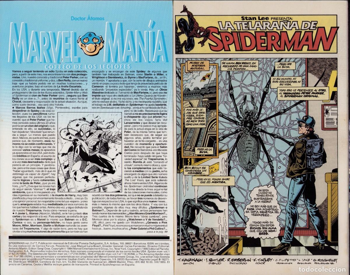 C&oacute;mics: Spiderman Vol. 2 n&ordm; 7 Comics Forum 1995 - Foto 3