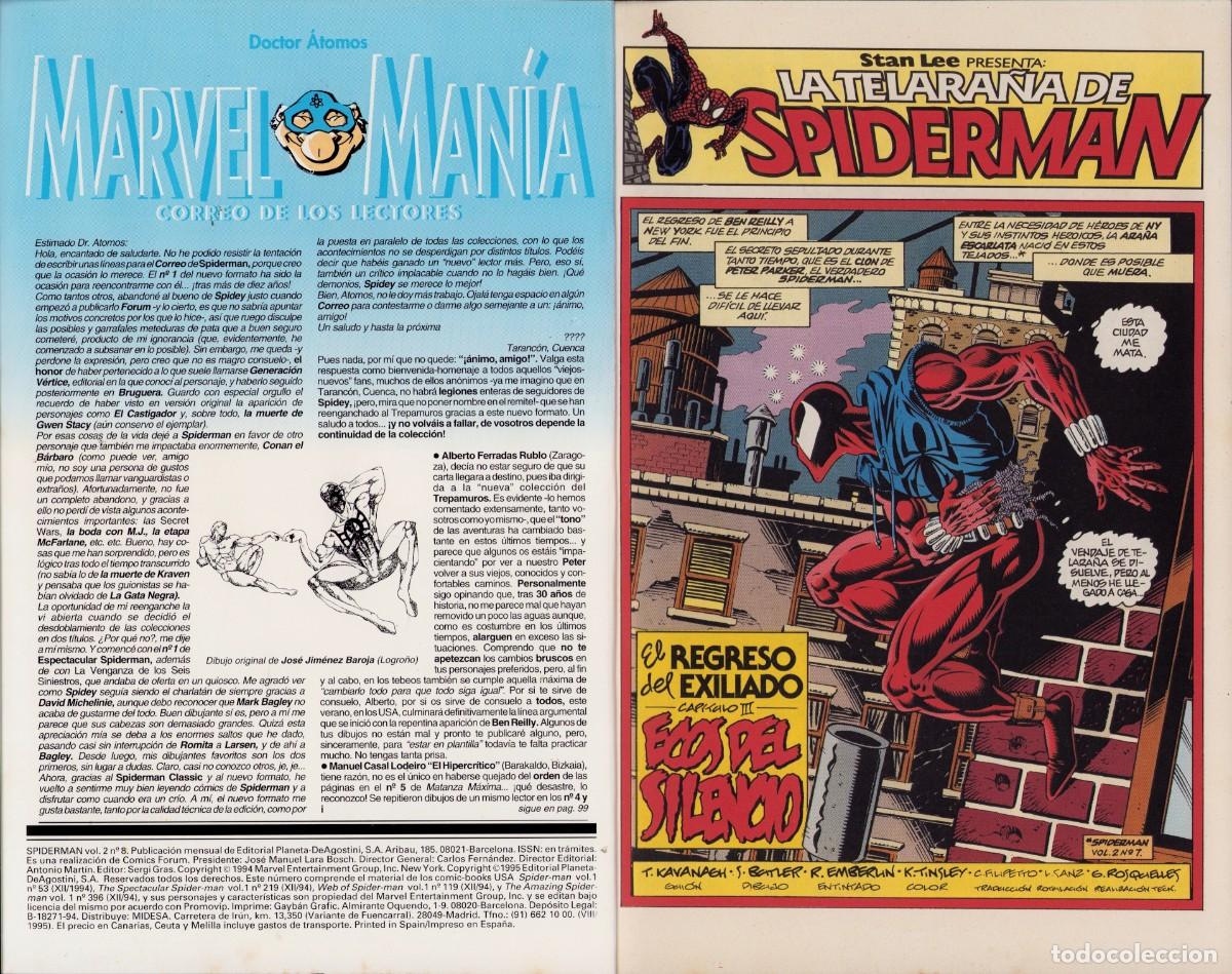 C&oacute;mics: Spiderman Vol. 2 n&ordm; 8 Comics Forum 1995 - Foto 3