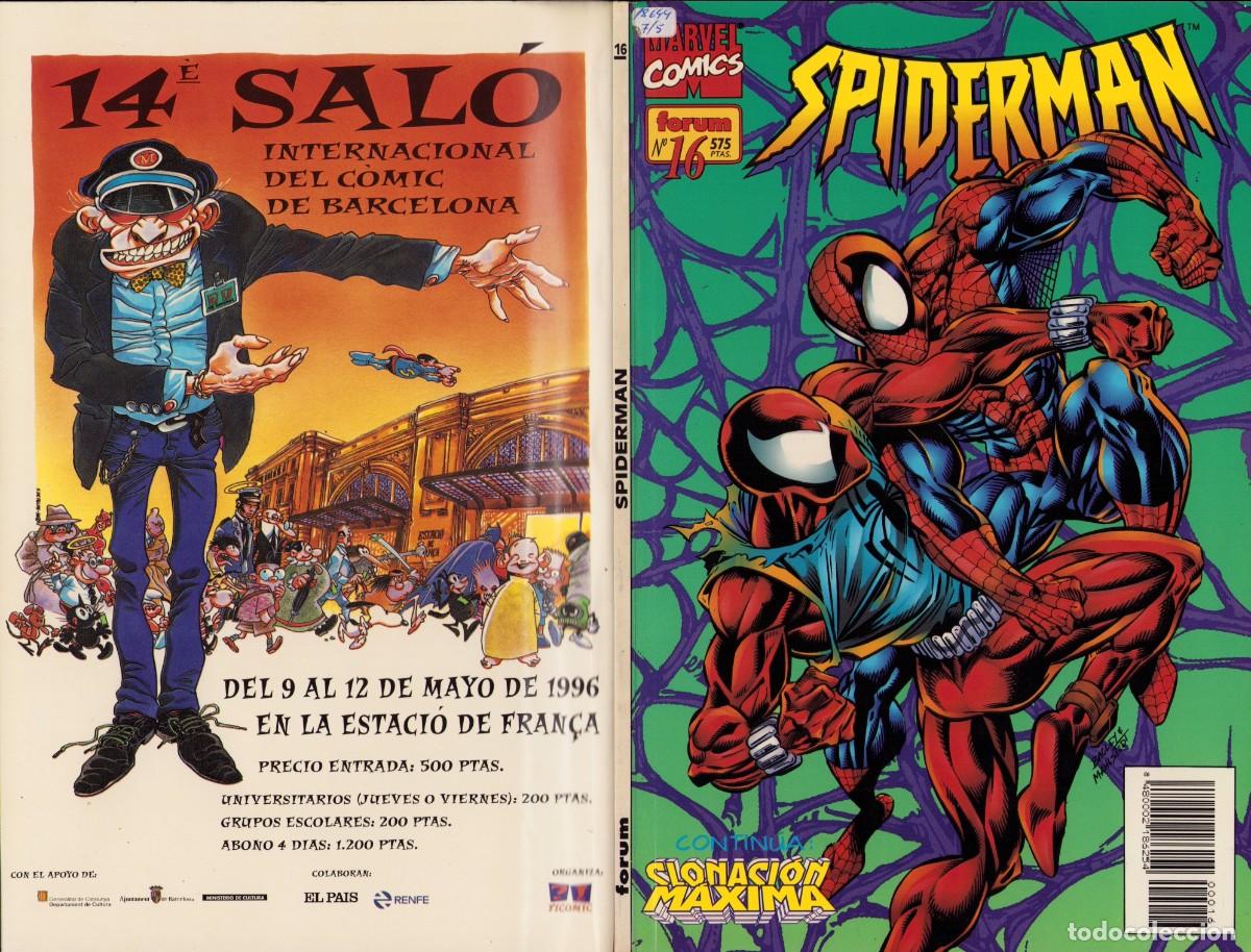 C&oacute;mics: Spiderman Vol. 2 n&ordm; 16 Clonaci&oacute;n M&aacute;xima - Comics Forum 1996 - Foto 2