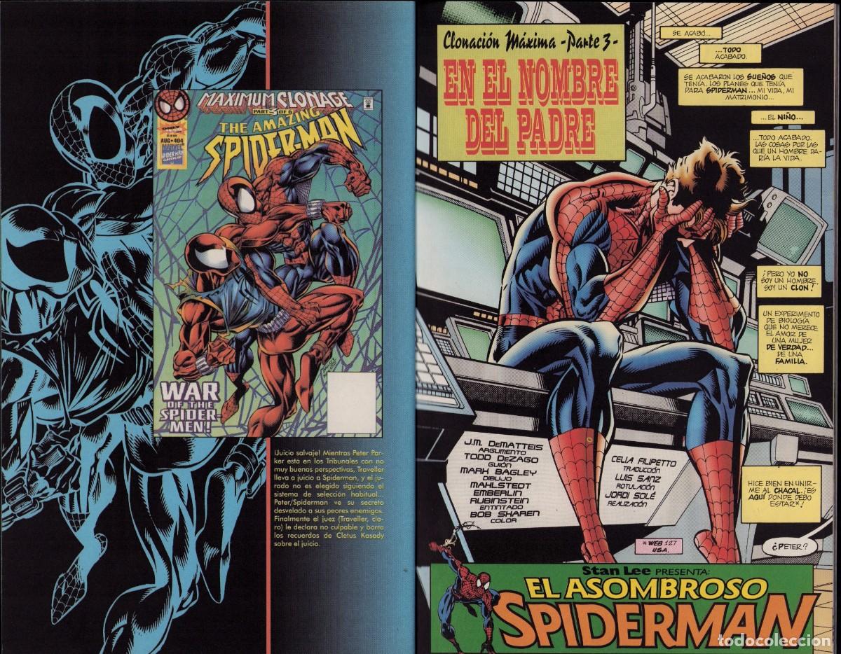 C&oacute;mics: Spiderman Vol. 2 n&ordm; 16 Clonaci&oacute;n M&aacute;xima - Comics Forum 1996 - Foto 7