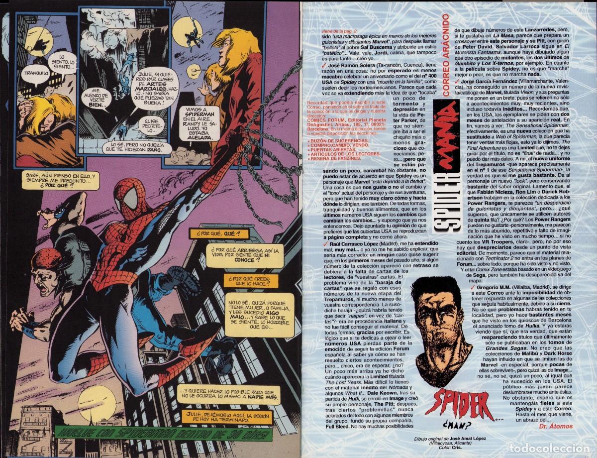 C&oacute;mics: Spiderman Vol. 2 n&ordm; 17 - Exiliado - Comics Forum 1996 - Foto 21