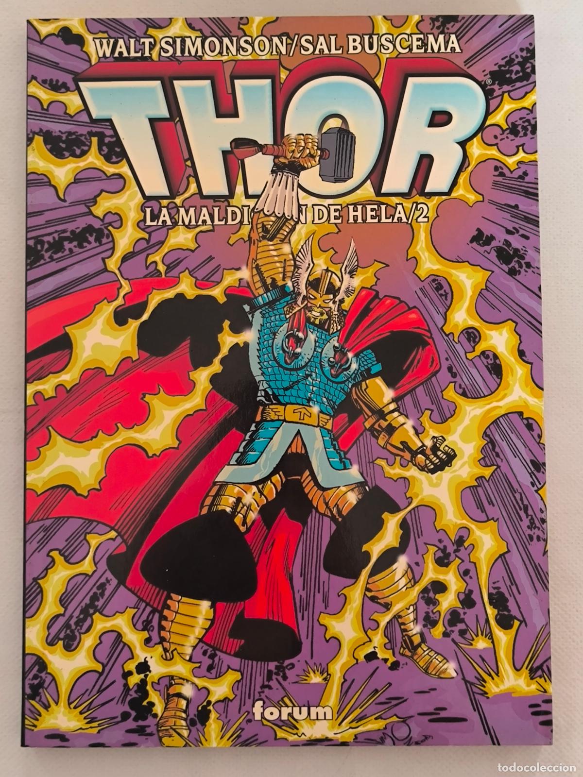 C&oacute;mics: THOR: LA MALDICION DE HELA COMPLETA - TOMO 1 Y 2 - MARVEL - FORUM (190) - Foto 6
