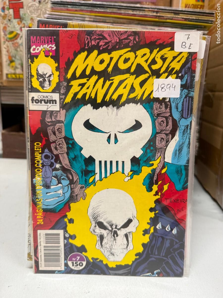 C&oacute;mics: MOTORISTA FANTASMA EDITORIAL FORUM NUMERO 7