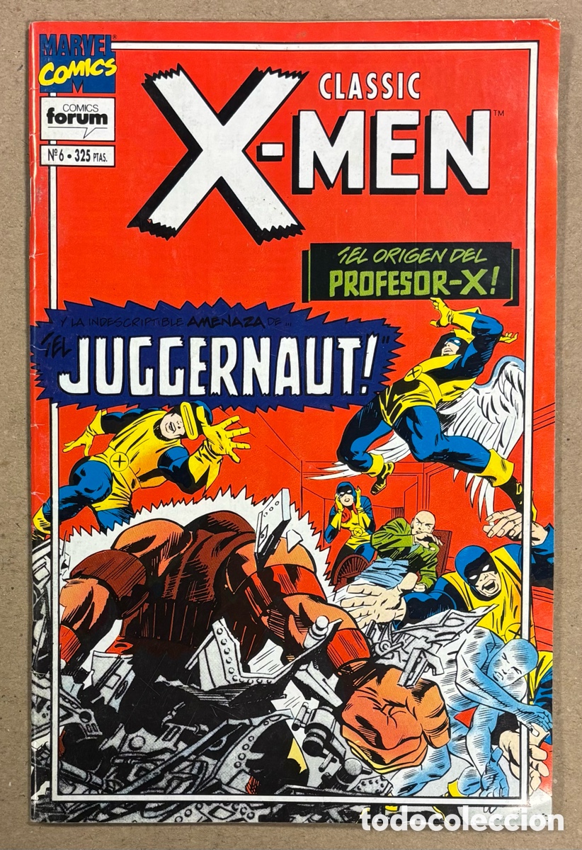 C&oacute;mics: CLASSIC X-MEN N&deg; 6 (MARVEL C&Oacute;MICS FORUM). EL ORIGEN DEL PROFESOR-X.