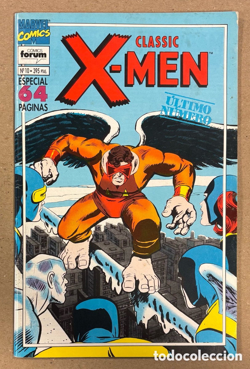 C&oacute;mics: CLASSIC X-MEN N&deg; 10 (MARVEL C&Oacute;MICS FORUM). &Uacute;LTIMO N&Uacute;MERO. ESPECIAL 64 P&Aacute;GINAS.