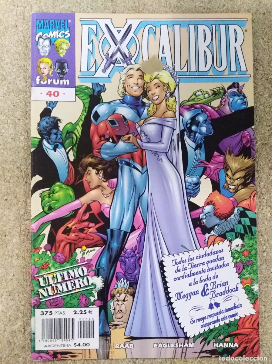 C&oacute;mics: Excalibur 40.Vol.2.Marvel.Forum