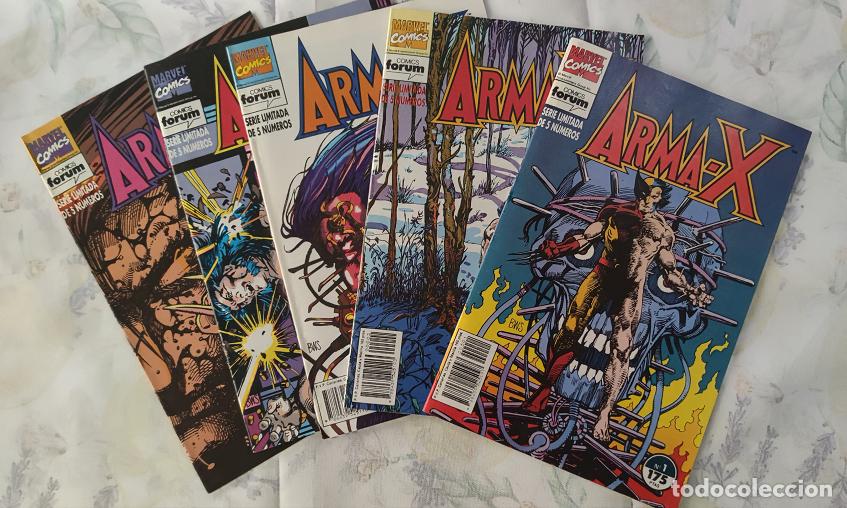 C&oacute;mics: Arma-X 1-5. Barry Windsor-Smith. Comics Forum 1992.